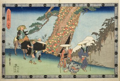 Acte 8, de la série "Le magasin des loyaux vassaux" - Utagawa Hiroshige