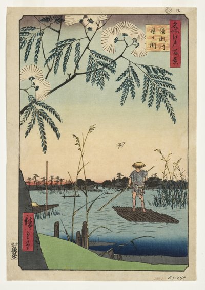 Rivière Ayase et Kanegafuchi, 1857 - Utagawa Hiroshige