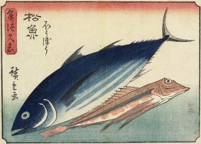 Bonito et grondin, 1830-1844 - Utagawa Hiroshige