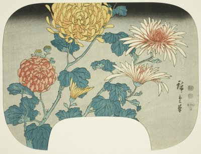 Chrysanthèmes - Utagawa Hiroshige