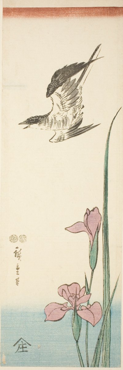Coucou et iris - Utagawa Hiroshige