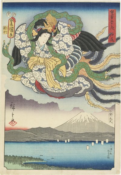 Ejiri, août 1854 - Utagawa Hiroshige