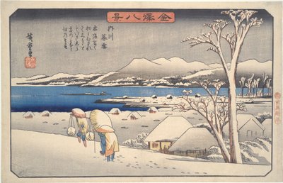 Neige du soir sur l