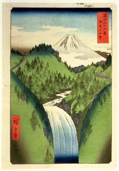 Le Fuji depuis les montagnes d