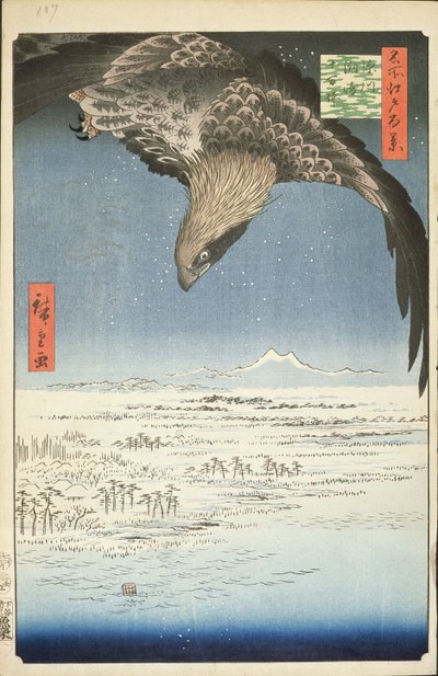 Fukagawa Susaki et Jumantsubo, no.107 de Cent vues célèbres d