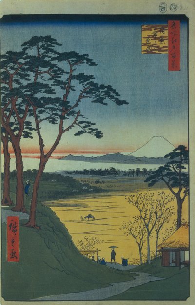 La maison de grand-père à Meguro, Cent vues célèbres d