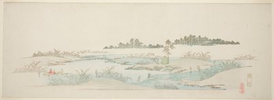 Temple Hagi (Hagidera), de la série "Treize vues des environs d