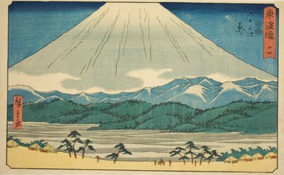 Hara—No. 14, de la série "Les cinquante-trois stations du Tokaido (Tokaido gojusan tsugi)" - Utagawa Hiroshige