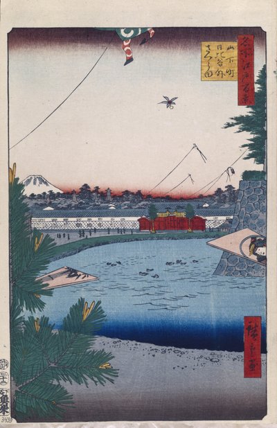 Hibiya et Soto-Sakurada de Yamashita-cho Cent vues célèbres d