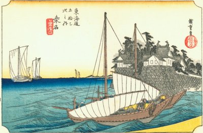 Hiroshige43 kuwana - Utagawa Hiroshige