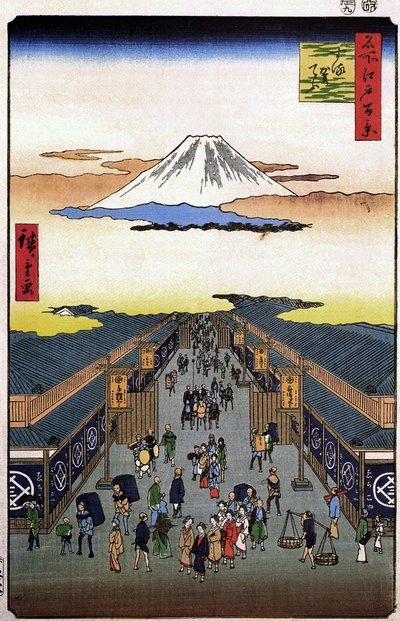 Hiroshige, Sugura streetFXD - Utagawa Hiroshige