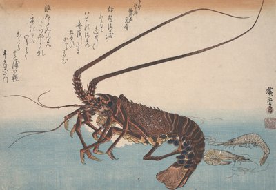 Homard et crevette, vers 1832 - Utagawa Hiroshige