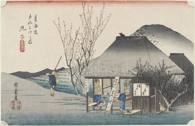 Maruko--Maison de thé célèbre, c. 1833 - Utagawa Hiroshige