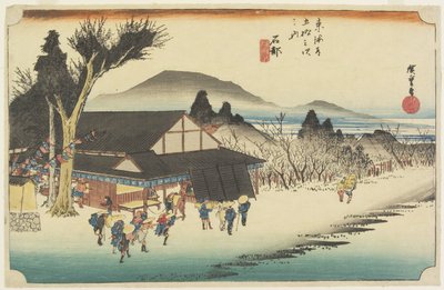 Village de Megawa, Ishibe, c. 1833 - Utagawa Hiroshige