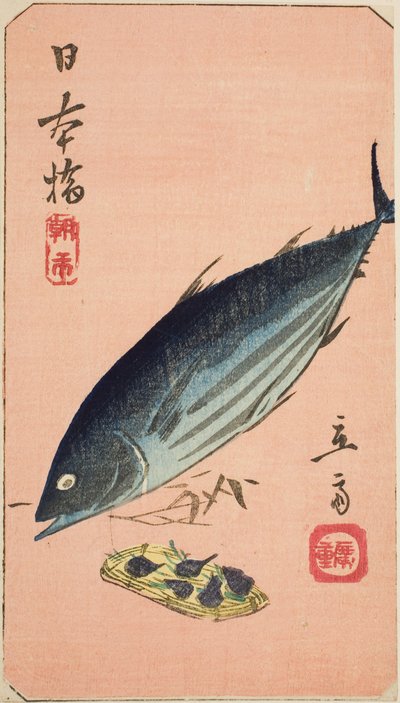 Marché du matin au pont Nihon (Nihonbashi, asaichi), section d