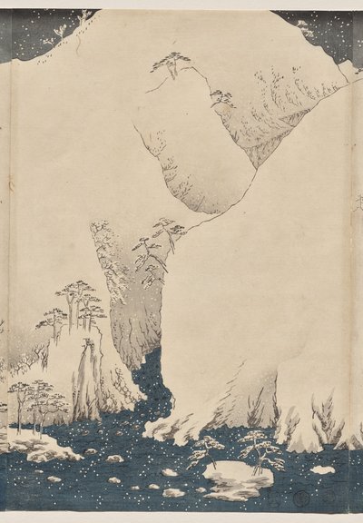 Montagne et Rivière sur la Route de Kiso - Utagawa Hiroshige
