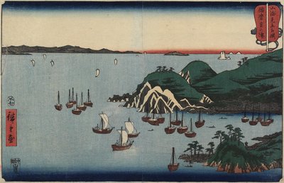 Muronotsu dans la province de Harima, juillet 1858 - Utagawa Hiroshige
