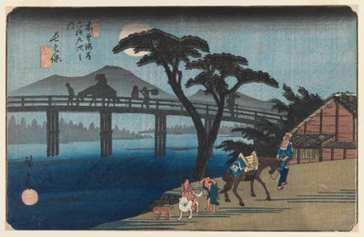 Nagakubo, no.28, de la série Soixante-neuf stations de la route Kisokaido, 1835-40 - Utagawa Hiroshige