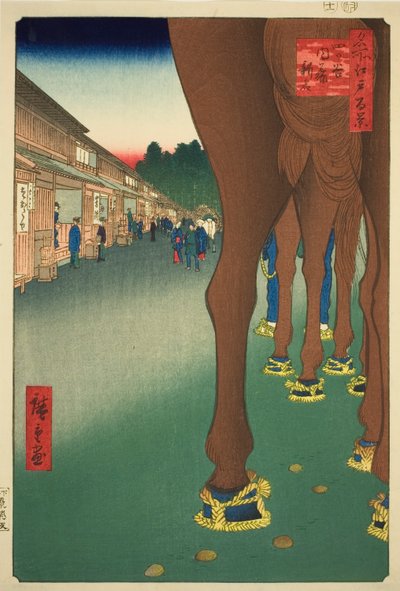 Naito Shinjuku à Yotsuya (Yotsuya Naito Shinjuku), de la série "Cent vues célèbres d