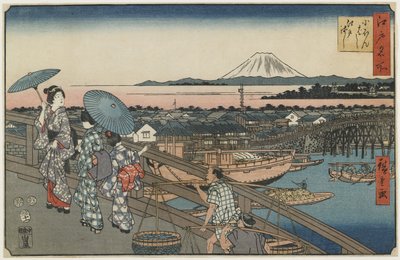 Pont Nihonbashi et pont Edo, novembre 1853 - Utagawa Hiroshige