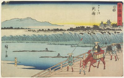 No.39 Okazaki, 1847-1852 - Utagawa Hiroshige