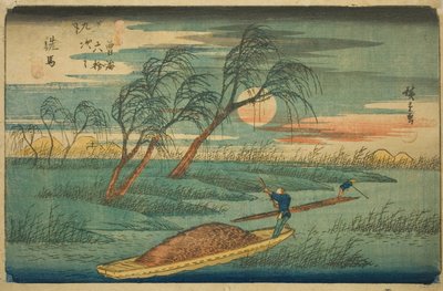 N° 32 : Seba, de la série "Soixante-neuf Stations du Kisokaido (Kisokaido rokujukyu tsugi no uchi)" - Utagawa Hiroshige