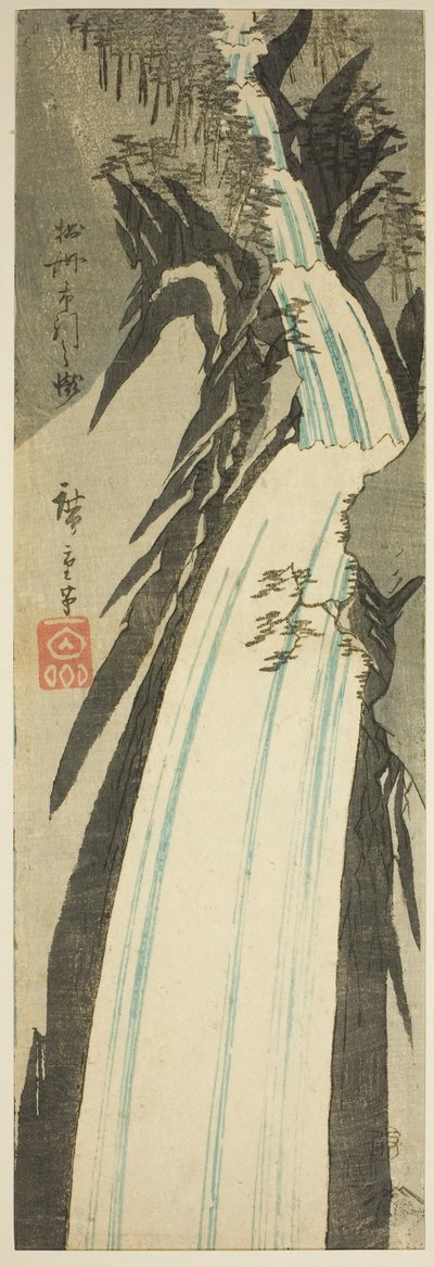 Cascade de Nunobiki dans la province de Settsu (Sesshu Nunobiki no taki), d
