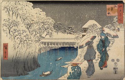 Ochanomizu, novembre 1853 - Utagawa Hiroshige
