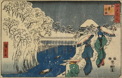 Ochanomizu, novembre 1853 - Utagawa Hiroshige