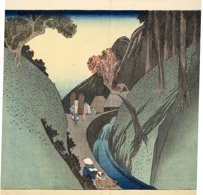 Okabe : Montagne Utsu, vers 1832-33 - Utagawa Hiroshige