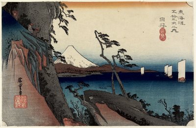 Col de Satta, Yui, c. 1833 - Utagawa Hiroshige