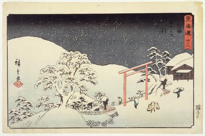 Seki, de Reisho Tokaido - Utagawa Hiroshige