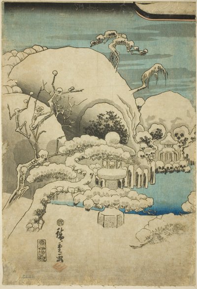 Taira no Kiyomori voit une apparition (Taira no Kiyomori kaii o miru zu) - Utagawa Hiroshige