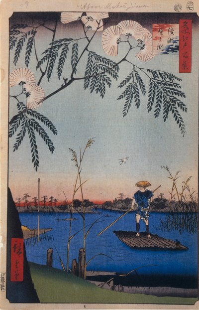 La rivière Ayase et Kanegafuchi, Cent vues célèbres d