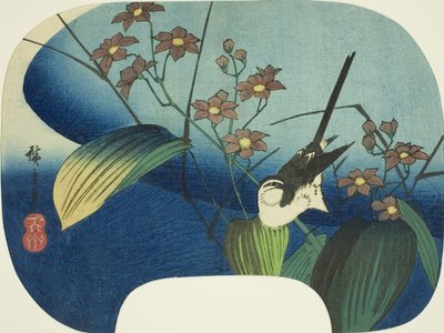 Bergeronnette et monochoria - Utagawa Hiroshige