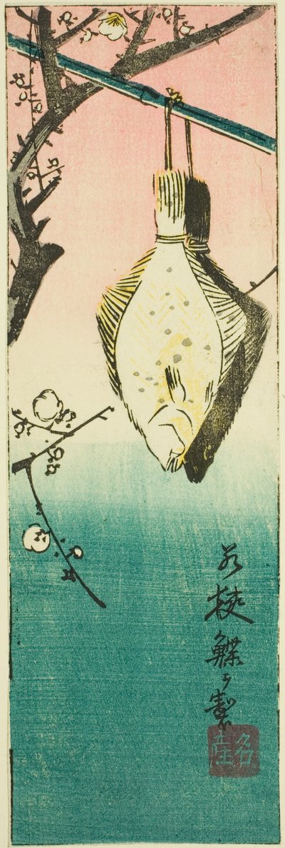 Wakasa, section de la feuille n° 10 de la série "Images découpées des provinces (Kunizukushi harimaze zue)" - Utagawa Hiroshige