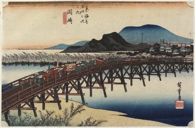 Pont Yahagi, Okazaki, c. 1833 - Utagawa Hiroshige