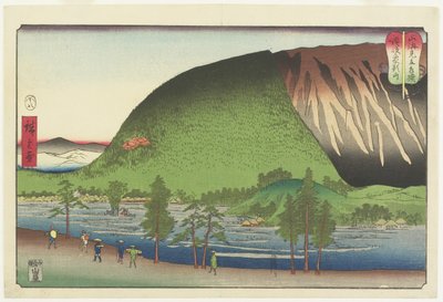 Montagne Zo_zu dans les provinces de Sanuki, août 1857 - Utagawa Hiroshige