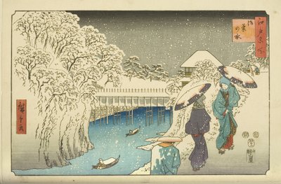Ochanomizu - Utagawa II Hiroshige