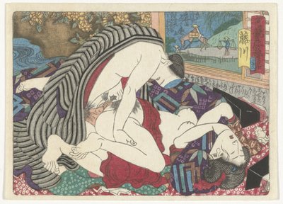 La station de repos Fujikawa - Utagawa Kunisada (I) (attributed to)