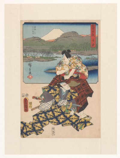 53 stations par deux pinceaux - Utagawa Kunisada (I)