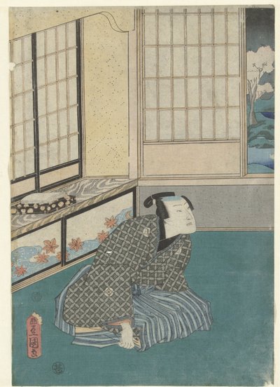Le troisième mois (Histoires modernes de Genji pendant les douze mois) - Utagawa Kunisada (I)