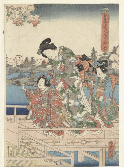 Banquet de printemps pour les Genji orientaux - Utagawa Kunisada (I)