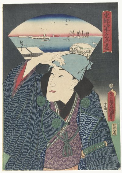 Takanawa en hiver - Utagawa Kunisada (I)