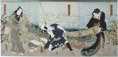 Scène de théâtre, 1844 - Utagawa Kunisada