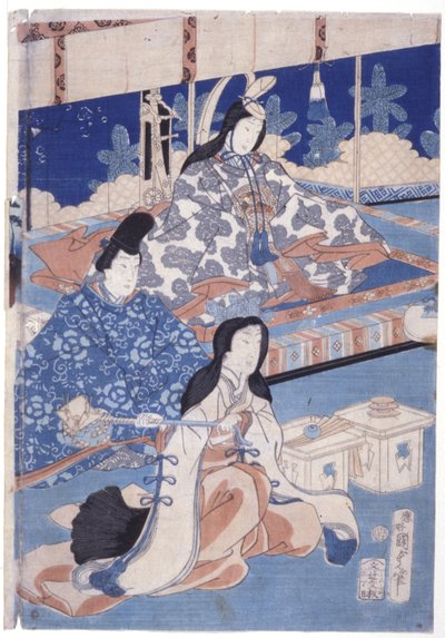 Accueillir Le Printemps Avec Une Réunion De Fleurs (Hana Soroi Haru No Taimen) - Utagawa Kunisada II