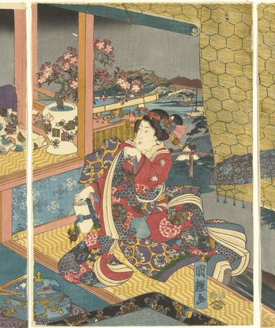Fleurs - Utagawa Kuniteru