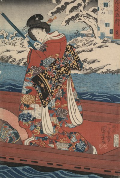 Cinq éléments : Eau - Utagawa Kuniyoshi