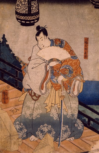 Hachiman Taro Yoshiie - Utagawa Kuniyoshi