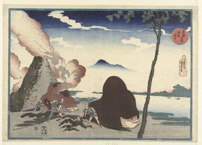 Imado à Asakusa, Beroemde plaatsen in de Oostelijke hoofdstad (série) - Utagawa Kuniyoshi